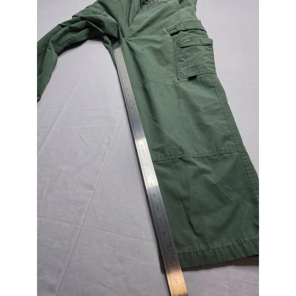 Tru-Spec Cargo Pants Men's 30x30 Olive Green Cotton Ripstop Straight Leg Hiking